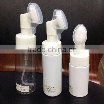 Brush cap PET plastic bottle with foam pump