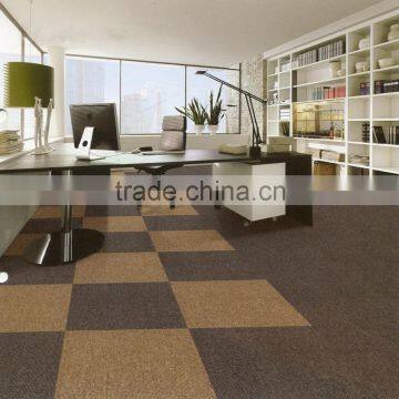 100%Polypropylene loop pile pattern office carpet tiles18x18