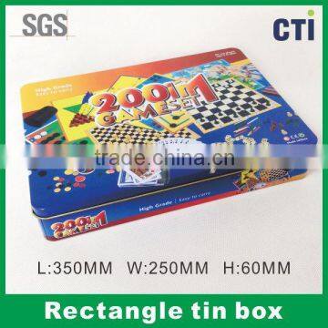 big rectangle tin box