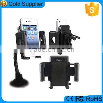 Long Arm strong Suction cup cellphone bracket, car mount phone holder for Samsung galaxy S3 S4 S6 S6, note