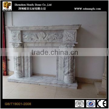 Factory price travertine fireplace mantel