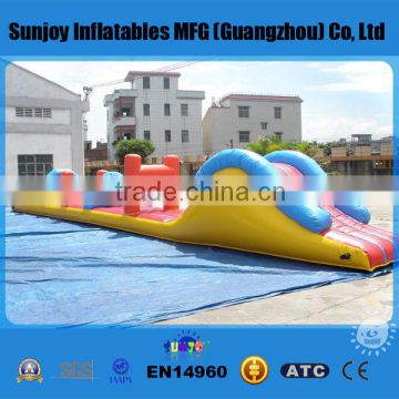 Factory price Lake inflatable water obstacle course games or water barrier, with CE, UL