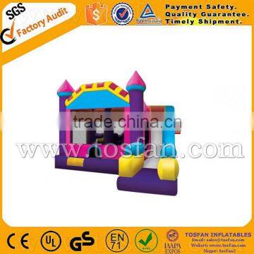 inflatable bouncy castle with slide,giant inflatable combo A3086