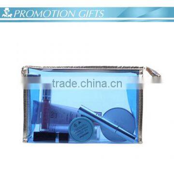 promotional fashion transparent pvc travel cosmetic bag