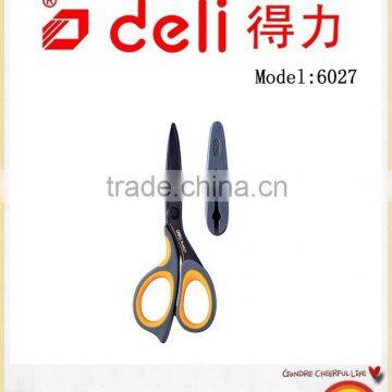 Deli Stainless steel Scissors with Soft plastic handle