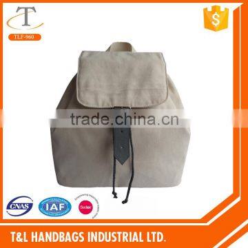 Casual canvas unisex backpack