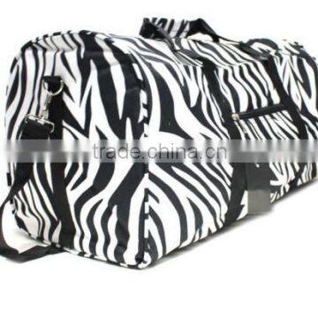 black stripe new big printed polyester travel organizer bag set for sale 2014