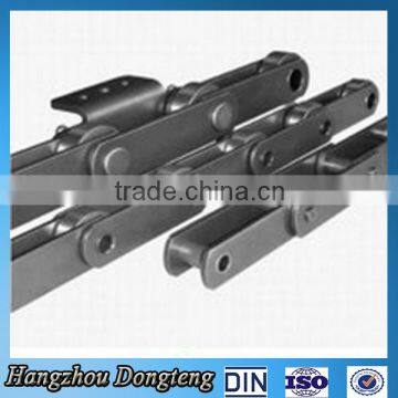 Double pitch Hollow pin conveyor roller chain with attachment