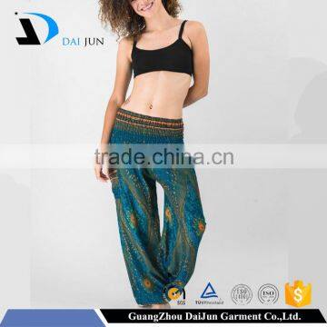 Daijun oem hot sale summer custom printing women harem pants wholesale in china