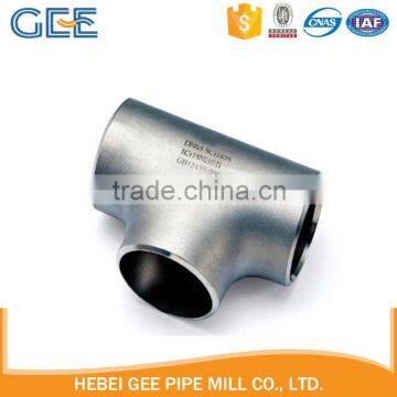 Asme Standard Bevel Ends Black Steel Pipe Fitting Sch40 Tee photo-3