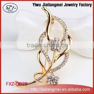 Wholesale Bulk Fashion Cheap Rhinestone Brooch for wedding in bulk