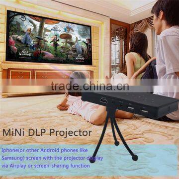 P8 RK3128 Micro Projector P8 DLP Mini Quad Core 1g 8g CPU 2.4G & 5.8G Dual-band Wifi Android Mini Projector photo-4