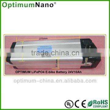 LiFePO4 Battery, Used for Electric Bicycle, 24V/36V/48V Operating Voltage, 10Ah Capacity photo-2