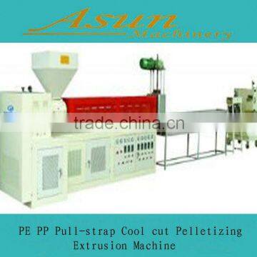 PE PP Pull-strap Cool cut Pelletizing Machine