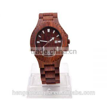 Hot Sale Wrist Watch for Adult Quartz Wood Watch photo-5