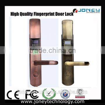 Zinc Alloy biometric Fingerprint Door Lock with Wireless Remote Control Function (JYF-L9000)