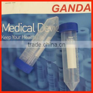 Ganda safty 50ml test vacutainer tubes made in China