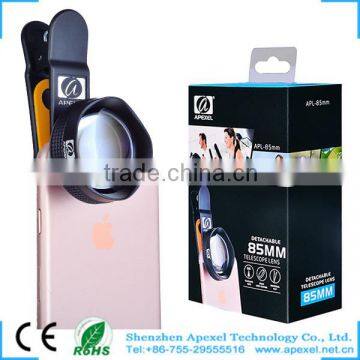 hd telescope phone photography clip lens for iphone clip external camera cover 3x telescope DSR lens