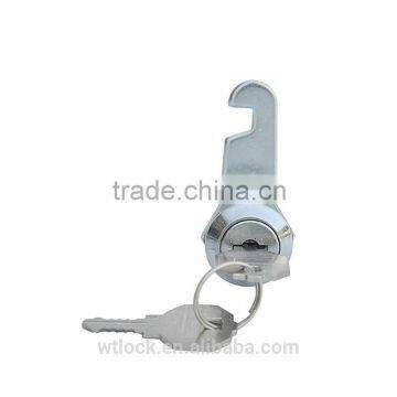 Cam cylinder lock cabinet lock with 2 keys