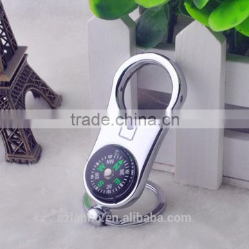 2016 new 2 in 1Compass Bottle Opener Shaped Key Chain