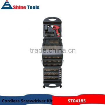 118pcs mechanical cordless screwdriver set kit