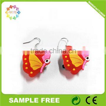 Cartoon Shaped Promotional Soft PVC Flashing Party Decoratiin LED Earring photo-4