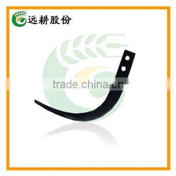 J type tiller blades for farm plowing equipment