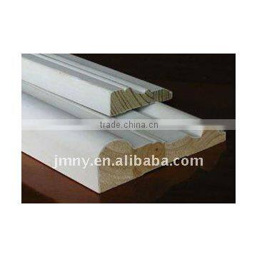 white solid wood pine architrave trim moulding