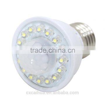 2016 high quality 1w 2w GU10/B22 mini gu10 led sensor light bulb