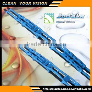 Plastic wiper blade, two blades windshield wiper