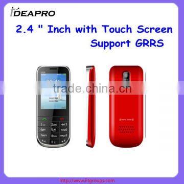 2020 Feature Cell Phones 2.4 " Inch with Touch Screen Support GPRS Cell Phone