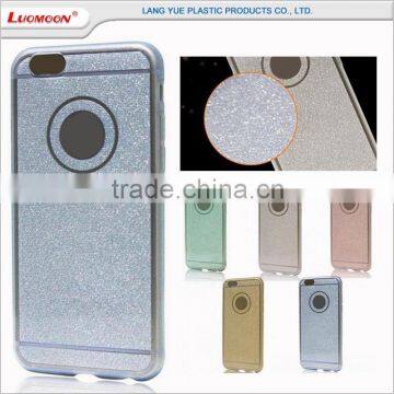 tpu glitter phone case cover for iphone 6 s plus se