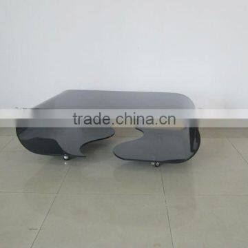 New Design Black Glass Coffee Table C15