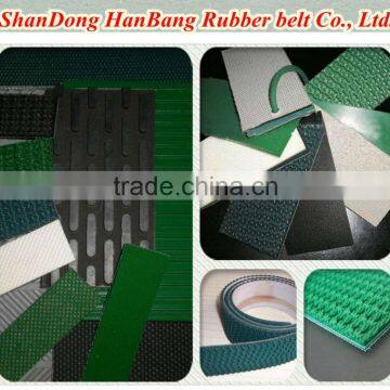 pvc rough top conveyor belt 3ply