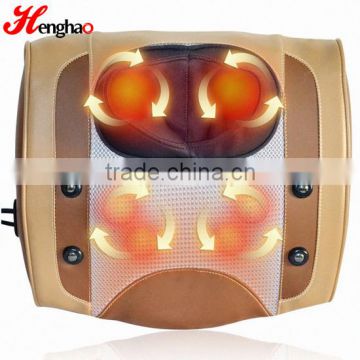 New Kneading Massage Cushion 3D Core Vertical Neck Back Shiatsu Massage Pillow with Heat Neck Vibrator Shoulder