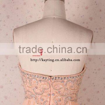 Elegant Backless 2015 Evening Gown Ladies Long Evening Party Wear Gown photo-6