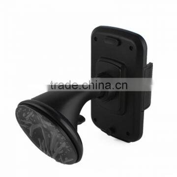 For All Mobile Phone With Suction Cup Deesign Leather Grain Universal Windshield Mount Holder Car Holder photo-2