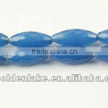 Dyed Blue Jade Beads