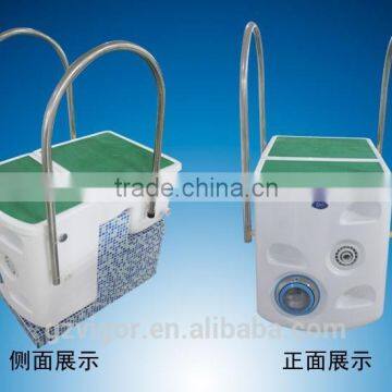 Integrative engineering plastic wall-mount filtration equipment for mini swimming pool