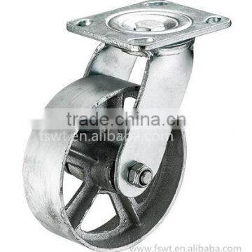 High Temperature Heavy Duty All Iron Swivel Caster Wheel