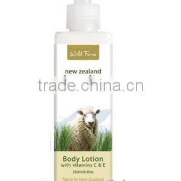 new Zealand skin care_Lanolin Body Lotion with Vitamin C & E