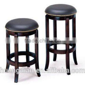 Chinese Furniture Supplier Sale Solid Wood Furniture Round no Backrest Bar Stool photo-2