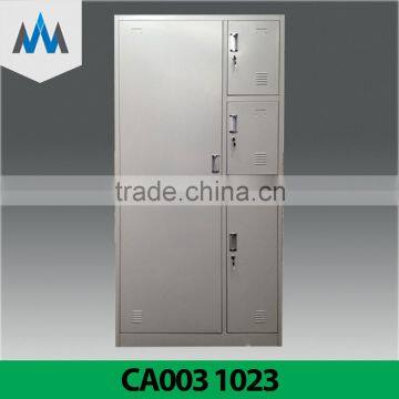 Metal Storage Clothing Wardrobe 4 Door Steel Locker For Office