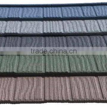 china top selling colorful stoned metal roofing tiles/jinhu brand