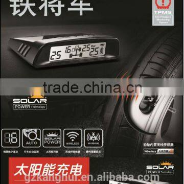Wireless Car Tire Pressure Monitoring System With Solar Power Technology T-179