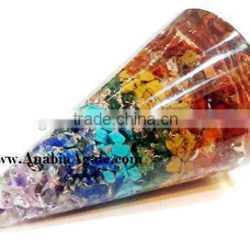Chakra Orgone Antenna :Wholesale Healing Antenna : Chakra Layered Orgone Antenna photo-3