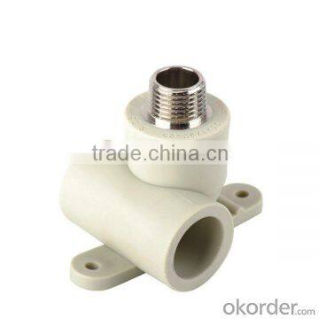 PPR Elbow Plastic Fitting Tee with Tap Connector Male