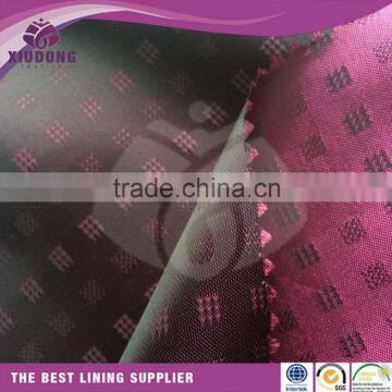 100% Polyester Lining Fabrics for Mens Suits Lining Manufacture