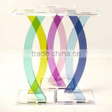 colorful Acrylic lucite pedestal