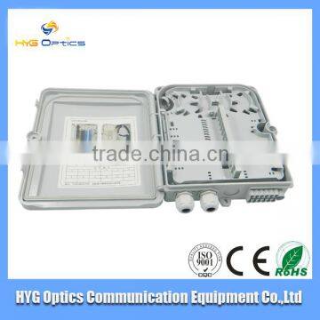 factory supply light weight 6 port plastic distribution box for fiber connect